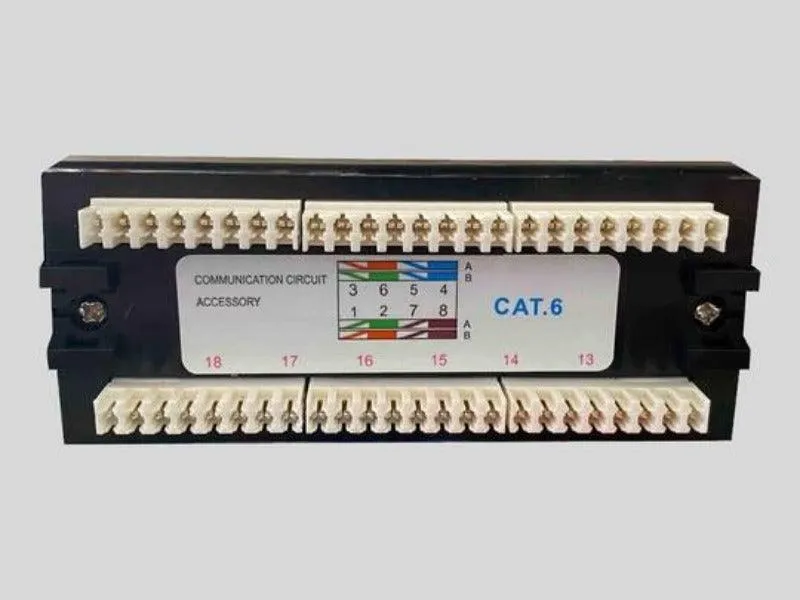 1 RU 24 Port Cat6 Patch Panel, VC-PP6-24