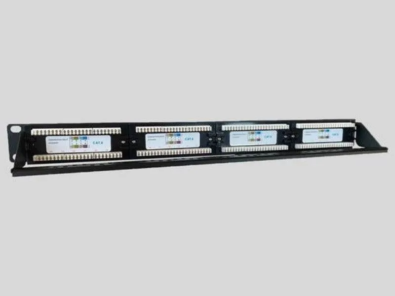 1 RU 24 Port Cat6 Patch Panel, VC-PP6-24