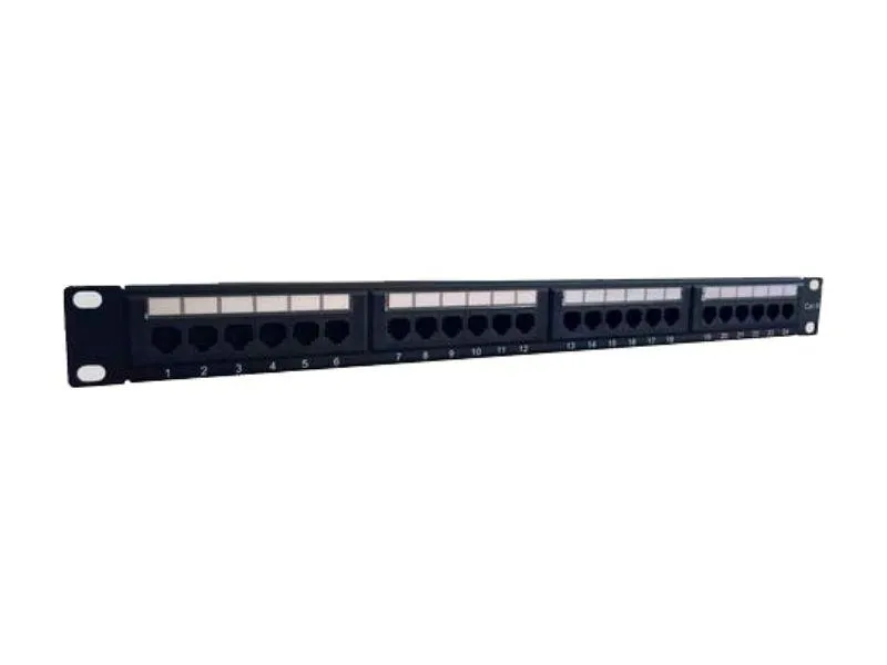 1 RU 24 Port Cat6 Patch Panel, VC-PP6-24