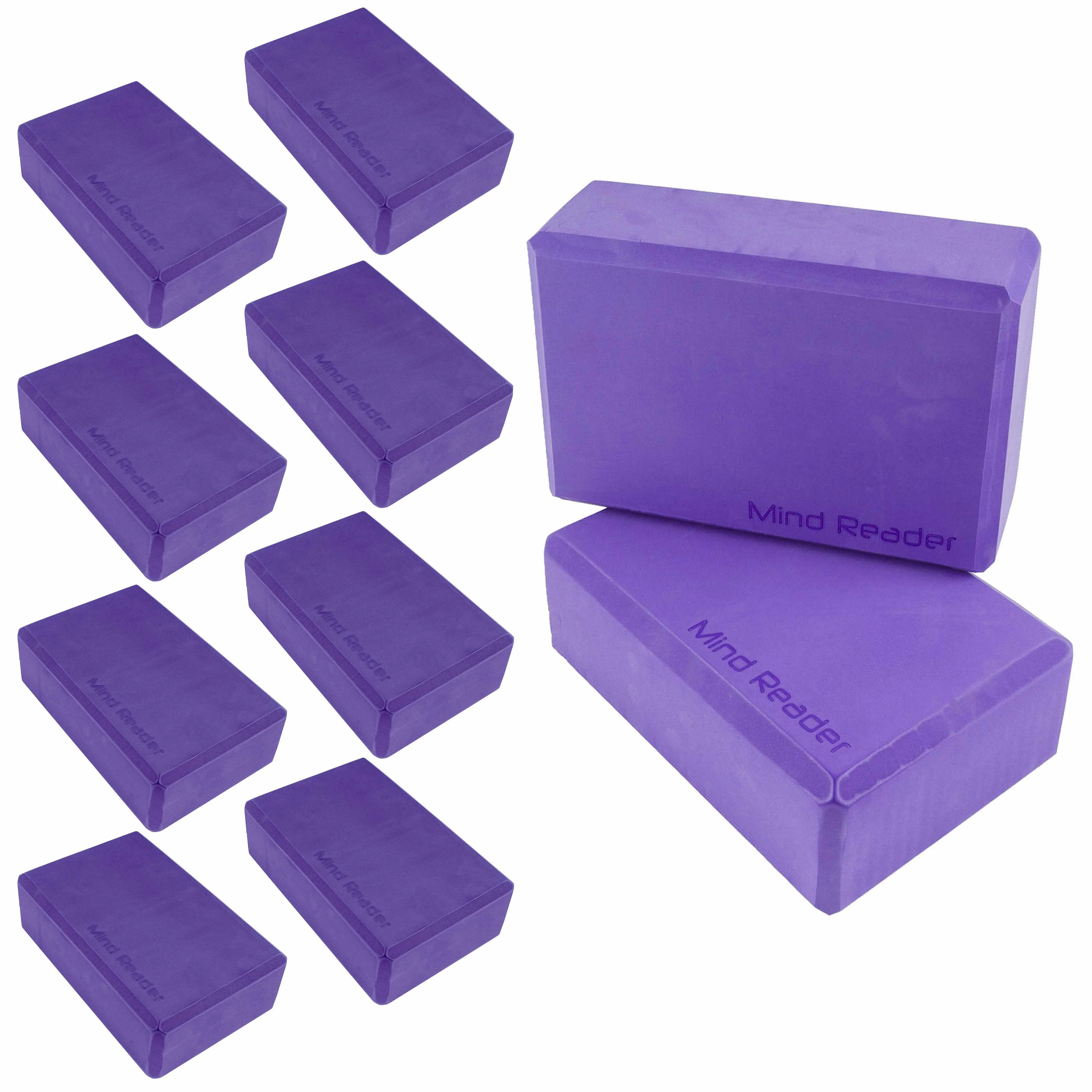 10 Yoga Block Eva Foam Bricks Balance Exercise Prop Stretch Pilate Support Bulk