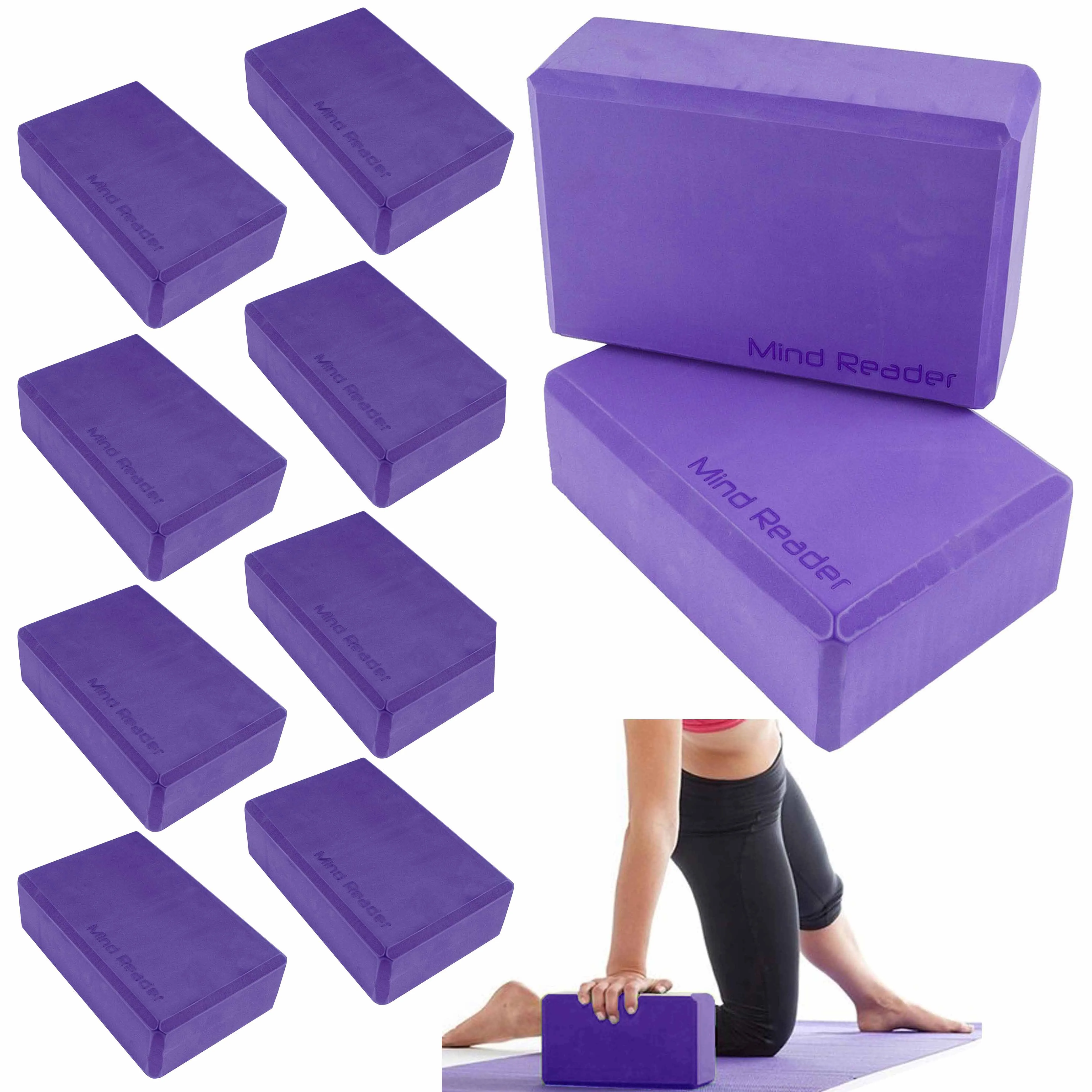 10 Yoga Block Eva Foam Bricks Balance Exercise Prop Stretch Pilate Support Bulk