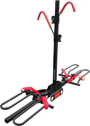 2-Bicycle Bike Rack with 2" Hitch Mount Platform | Rear Car Carrier | Foldable