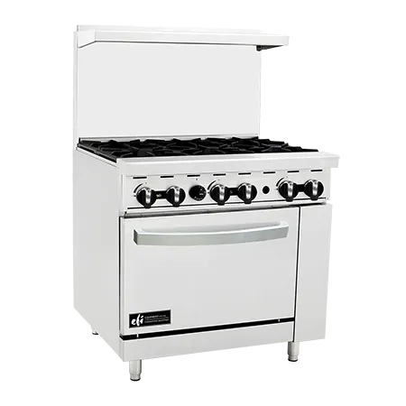 36" Range with 2 Burners and 24"Griddle - Natural Gas