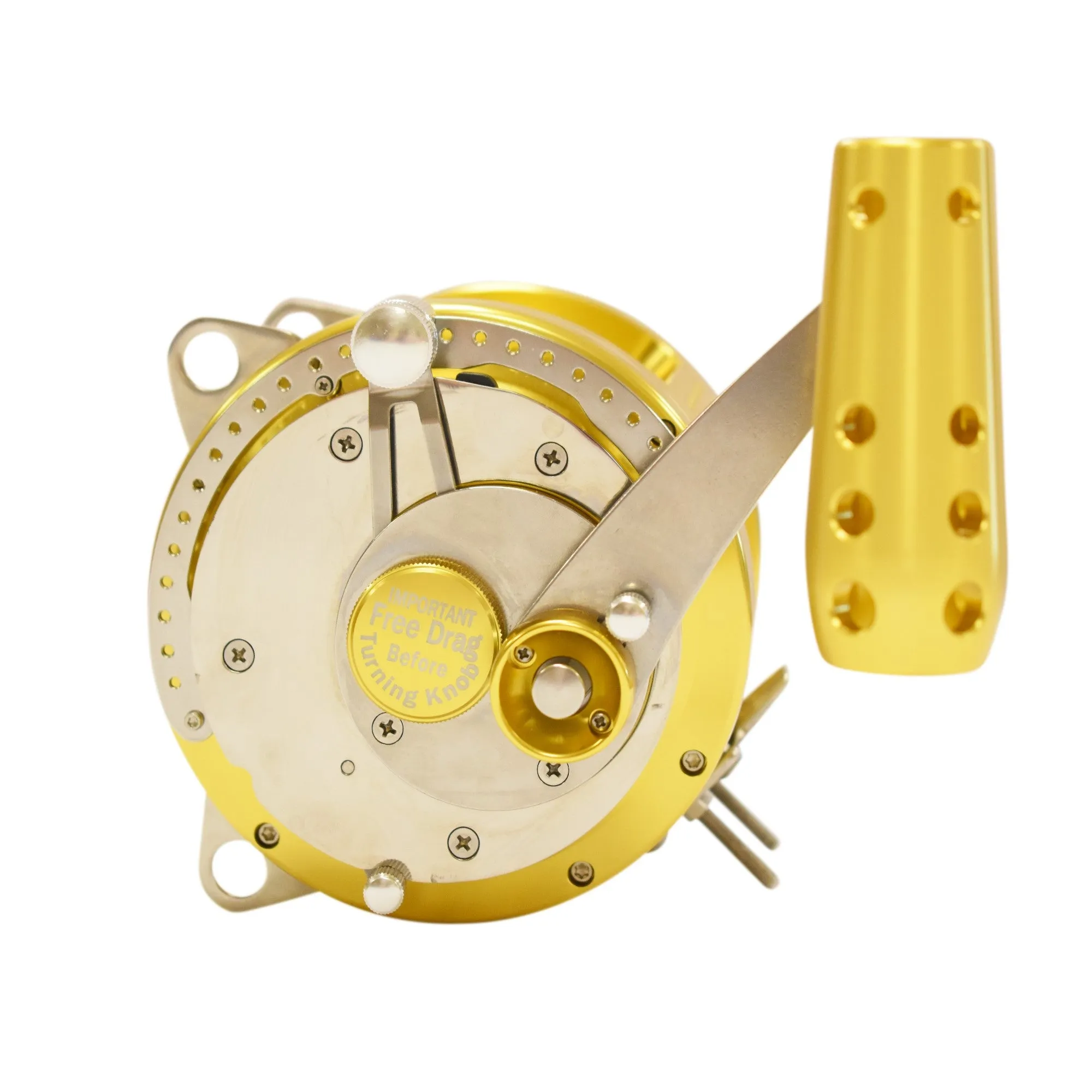 80W 2-Speed Reel on a Tournament Edition Straight Rod
