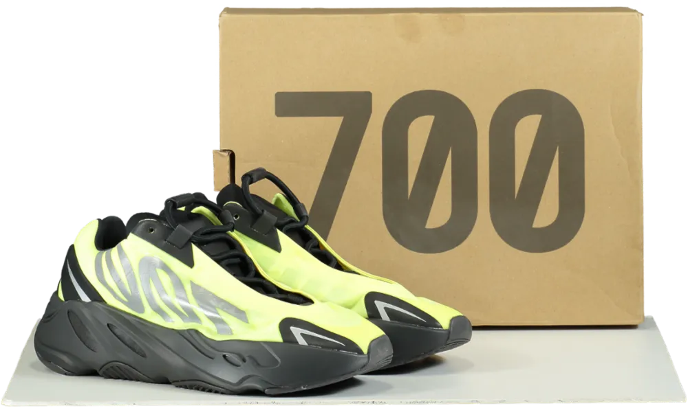 Adidas Black/Yellow FY3727 Yeezy 700 MNVN Trainers UK 5.5 EU 38.5 
