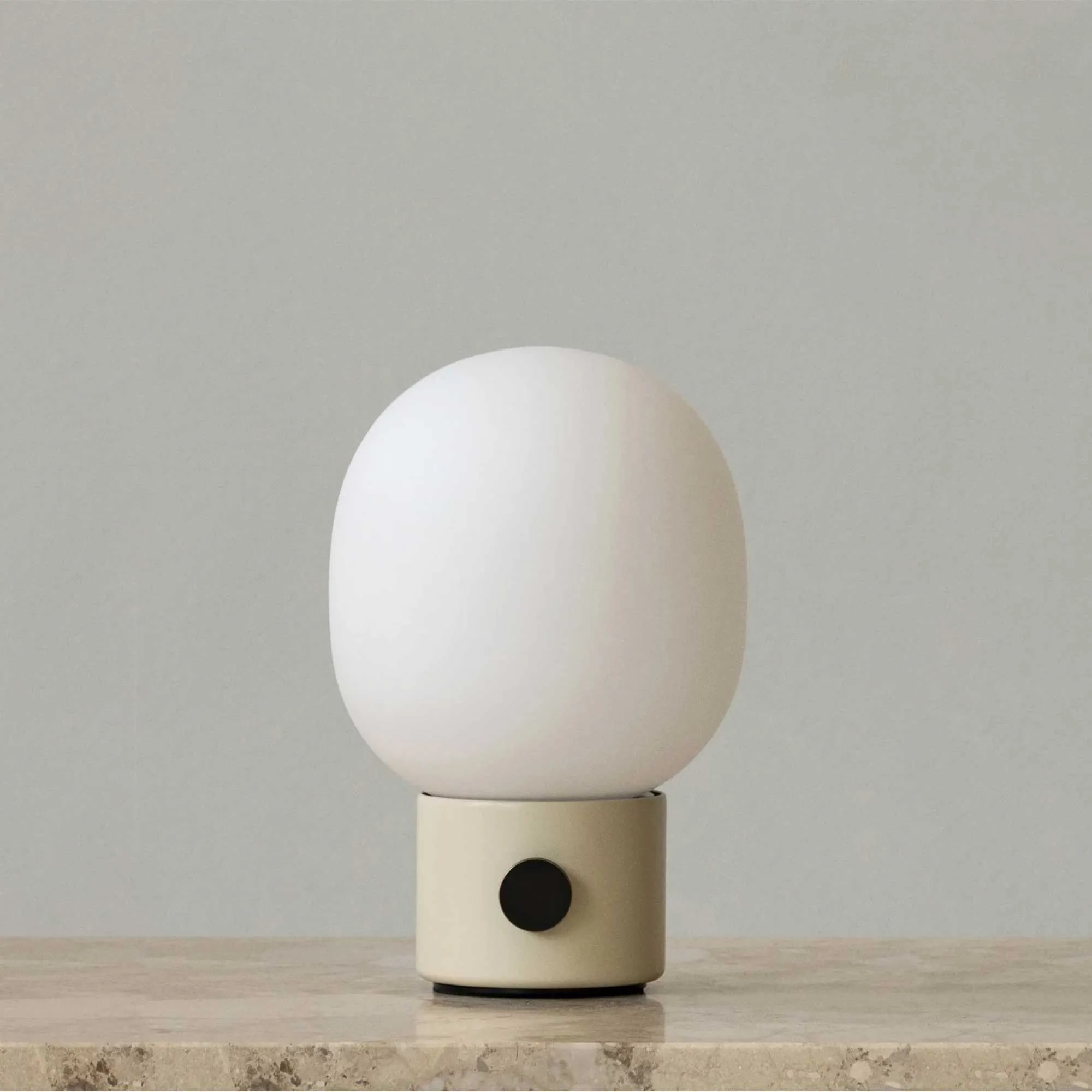 Audo JWDA Portable Table Lamp, alabaster white
