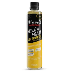 Colour Foam Wash Car Shampoo, Produces Thick Yellow Colour Foam
