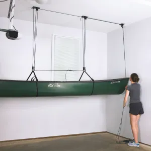 Elite Heavy Duty Canoe Hoist Garage Ceiling Storage Hoist | Holds up to 150 lbs