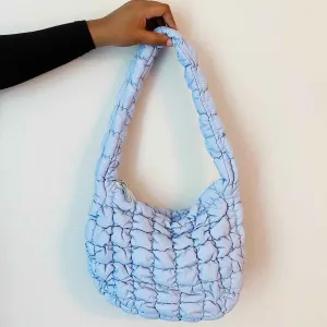 Everyday Sky Blue Quilted Bag
