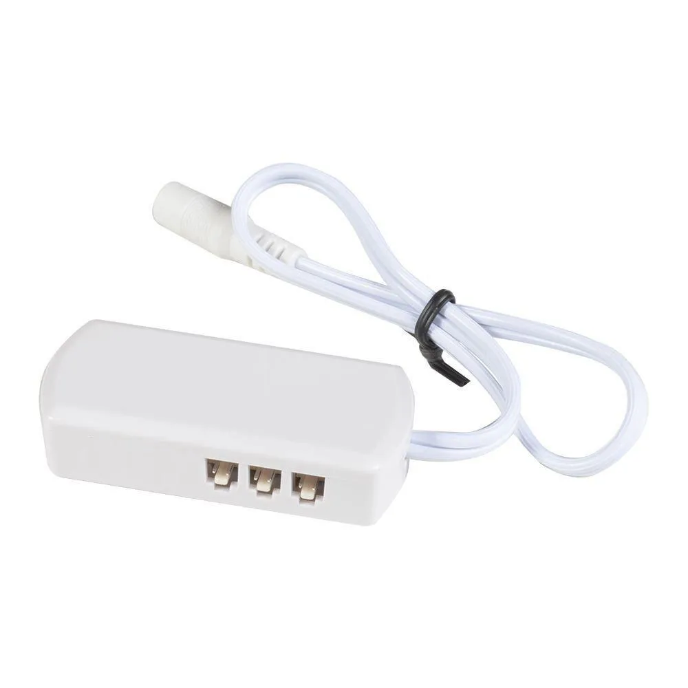 Female DC Plug to 6-Ports Connections Terminal Block
