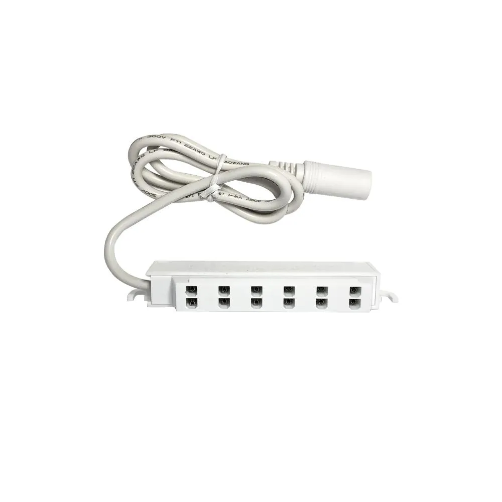 Female DC Plug to 6 Way Molex Connection Terminal Block