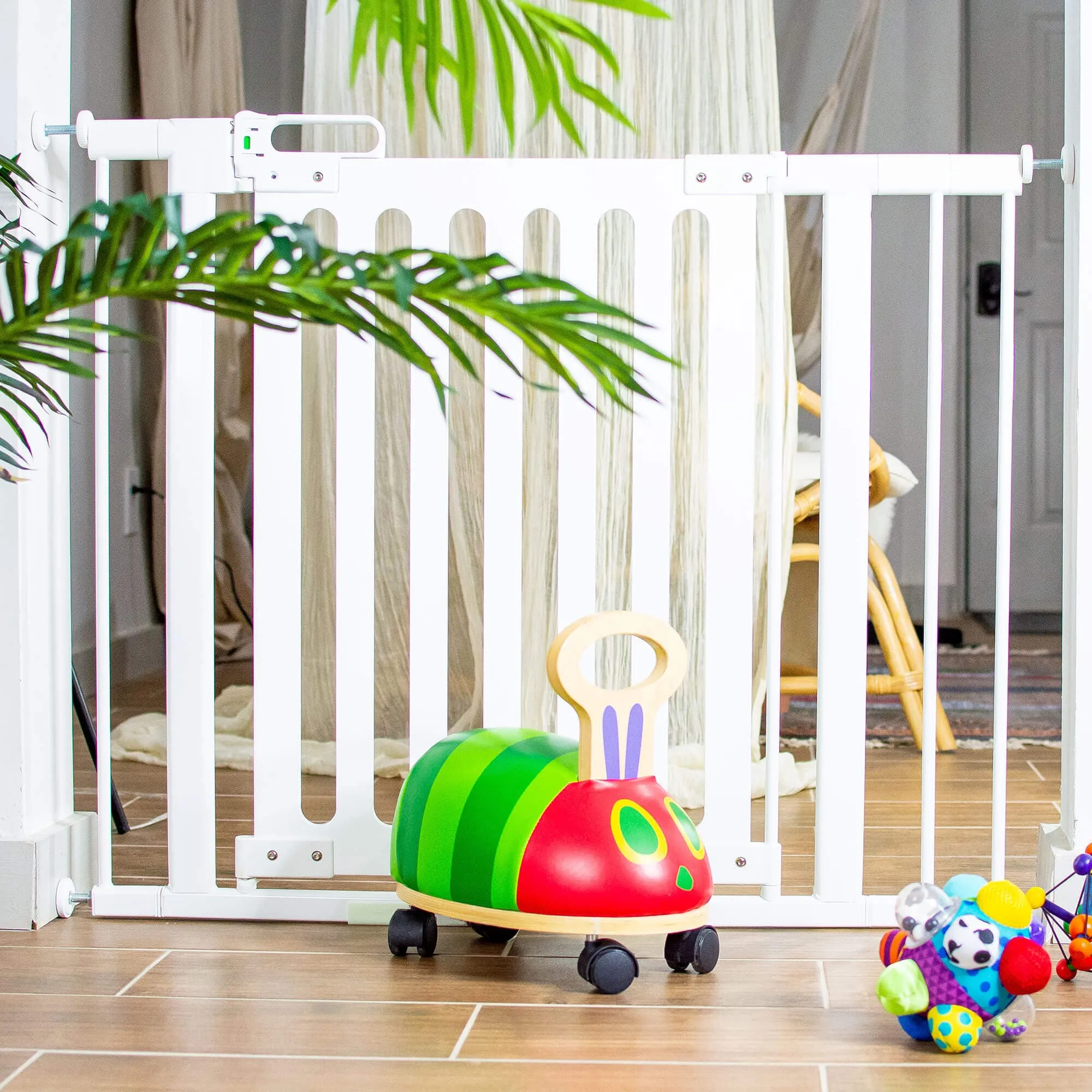 Fred Pressure Fit Wooden Stair Gate