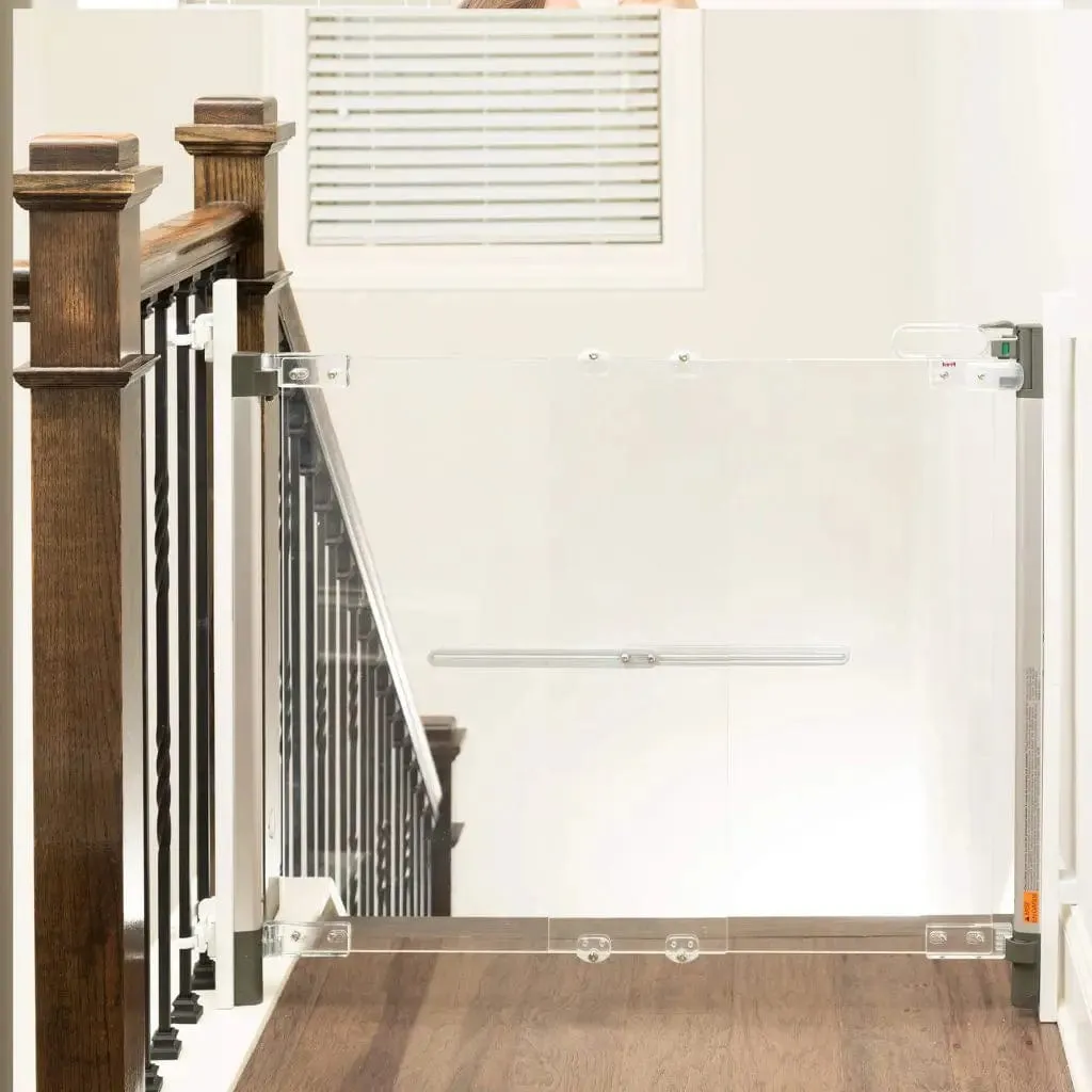 Fred Screw Fit Clear-View Stair Gate