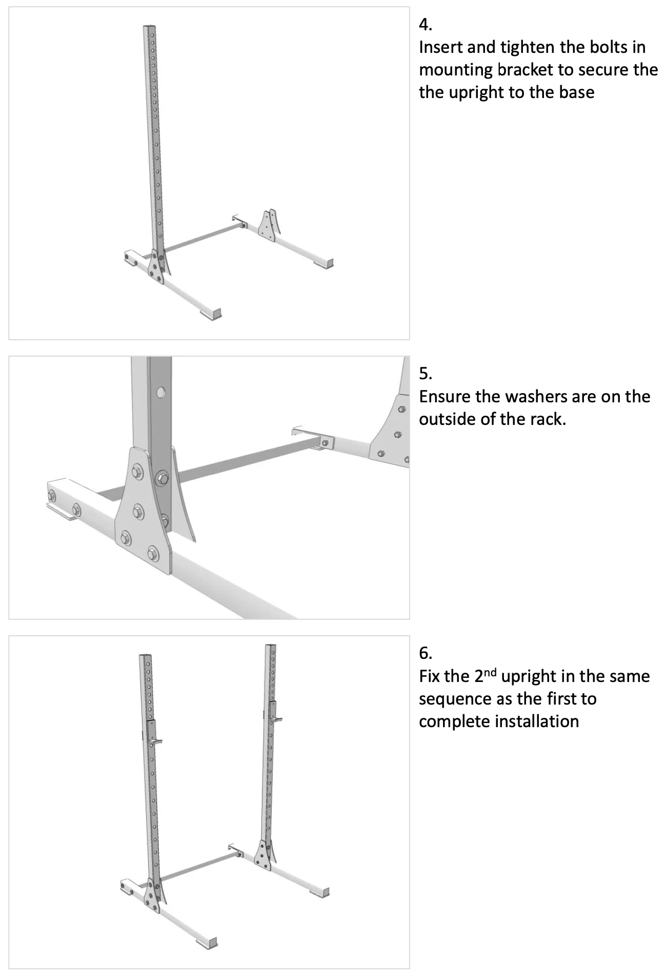 Powder Coated Squat Stand