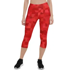 'ROJO' capri yoga leggings