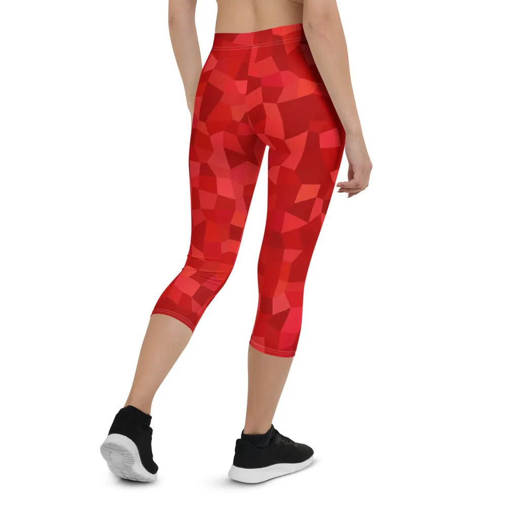 'ROJO' capri yoga leggings