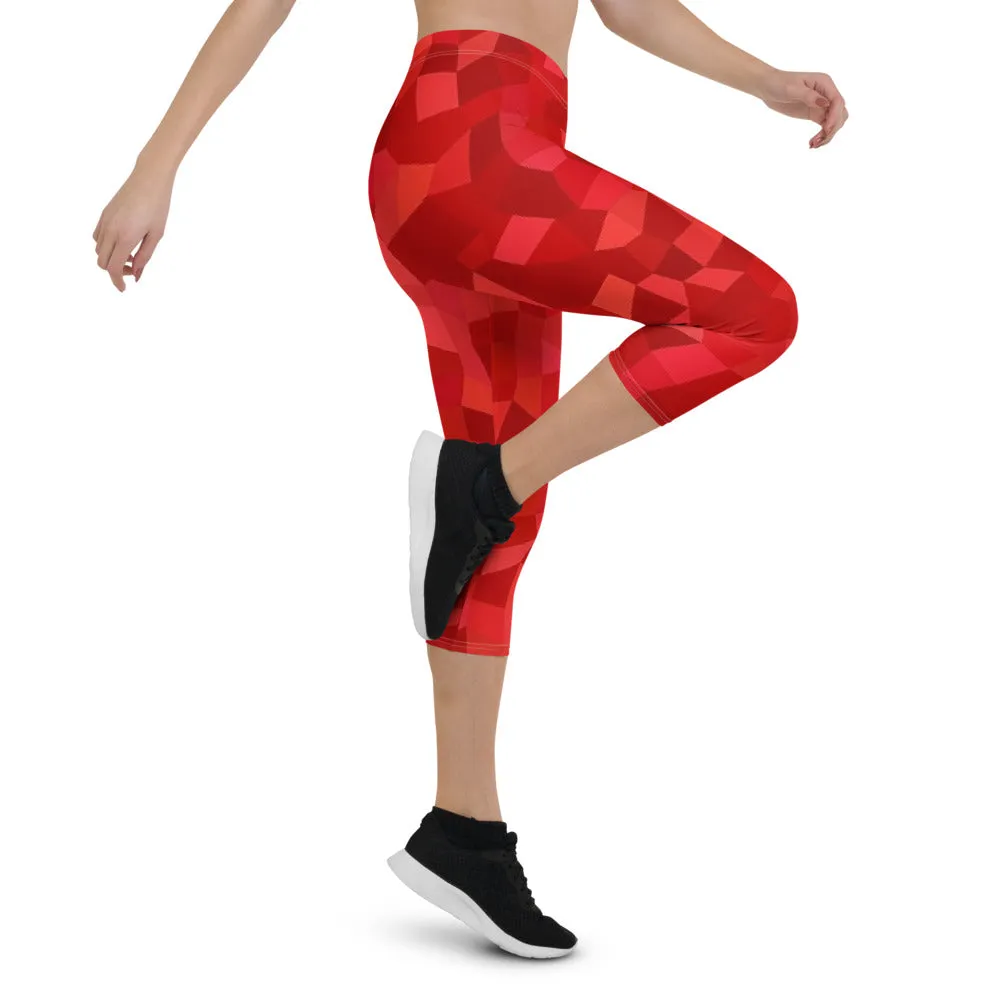 'ROJO' capri yoga leggings