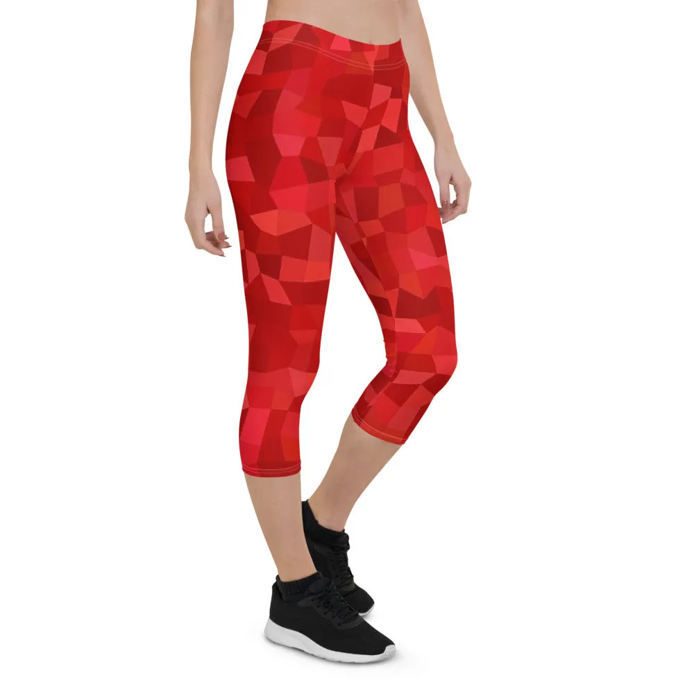 'ROJO' capri yoga leggings