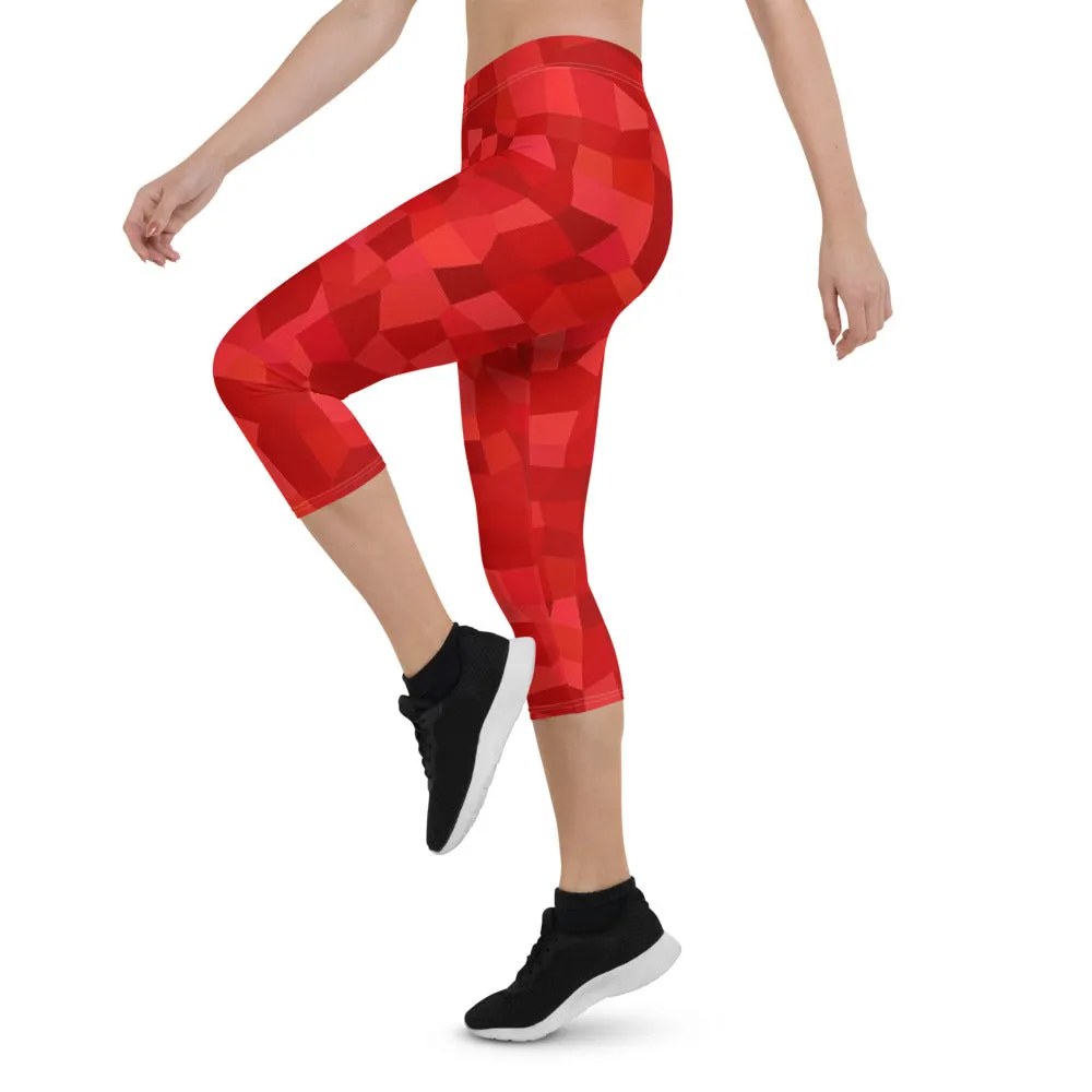 'ROJO' capri yoga leggings
