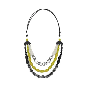 Sylca TENLEY WRAPPED BEAD NECKLACE