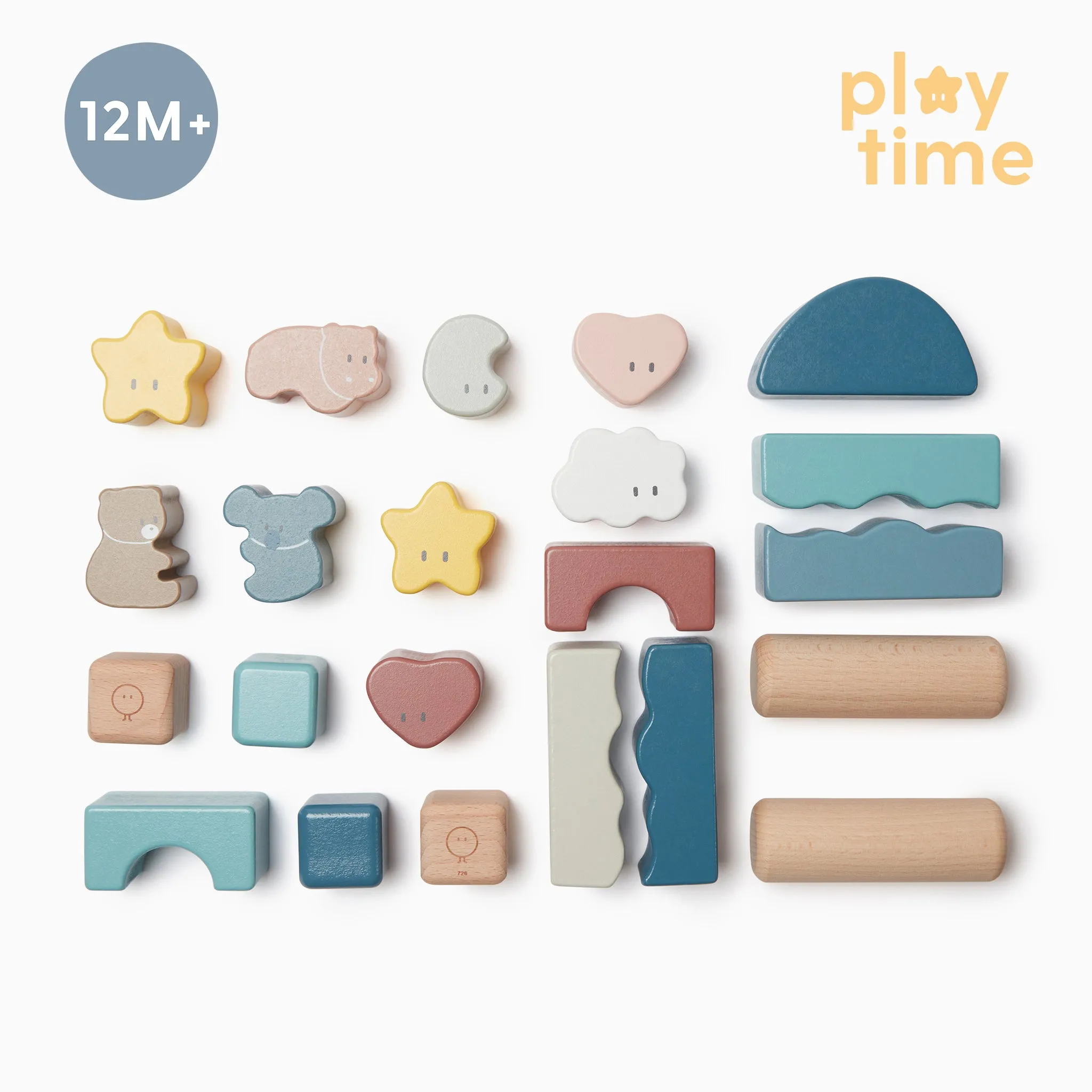 Wooden Little World Building Blocks